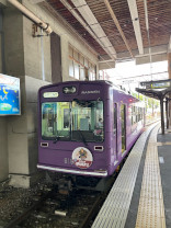 1年生のゼミで調査した嵐電