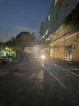 まちかね祭の夜間片付け