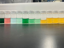 化学実験の様子