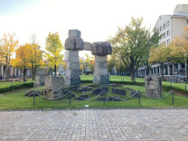 自然を感じる芝生広場