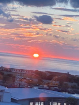 一人旅で見た日の出