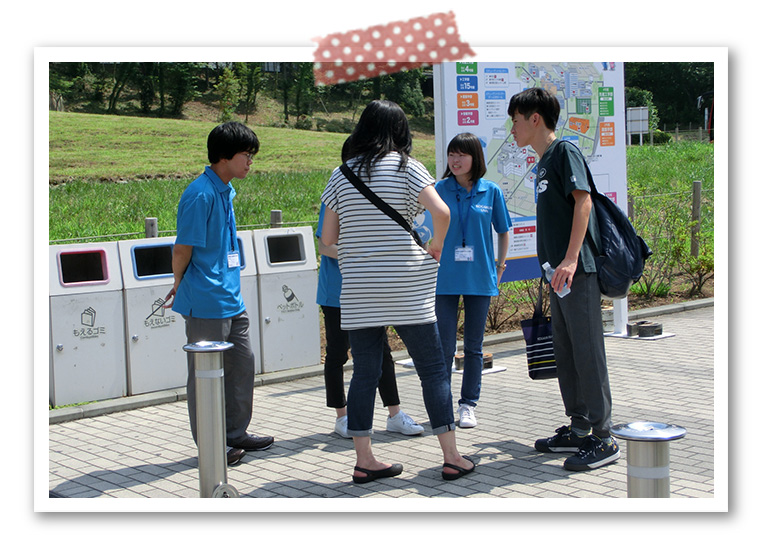 とても親切な先輩たち