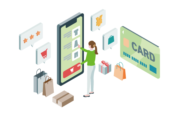 買い物の支払いは電子マネーで