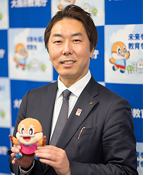 水野達朗氏（大阪府教育庁 教育長）